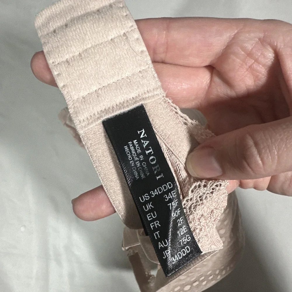 NWD $68 Natori [ 34DDD‎ ] Beyond Convertible Contour Underwire Bra Nude U1652